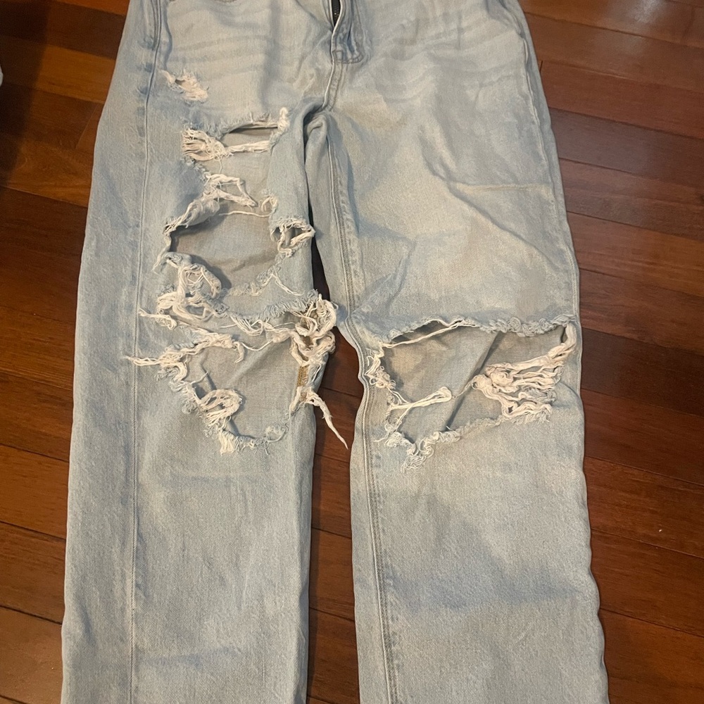 American Eagle Outfitters Blue Relaxed Fit Jeans